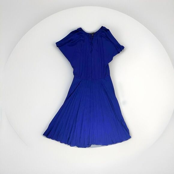 NWT‎ BCBG MAXAZRIA 'Lona' Ruffle Satin Dress SIZE Medium (No Belt) MSRP $268